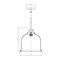 Z-Lite Burren 1 Light Pendant, Matte Black And Clear Seedy 337P12MB - alternate 6